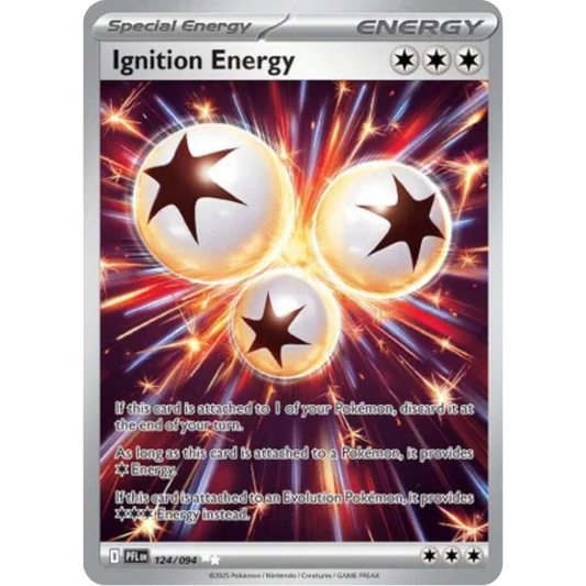 Ignition Energy 124  - Holofoil ME02 Phantasmal Flames - Ultra Rare