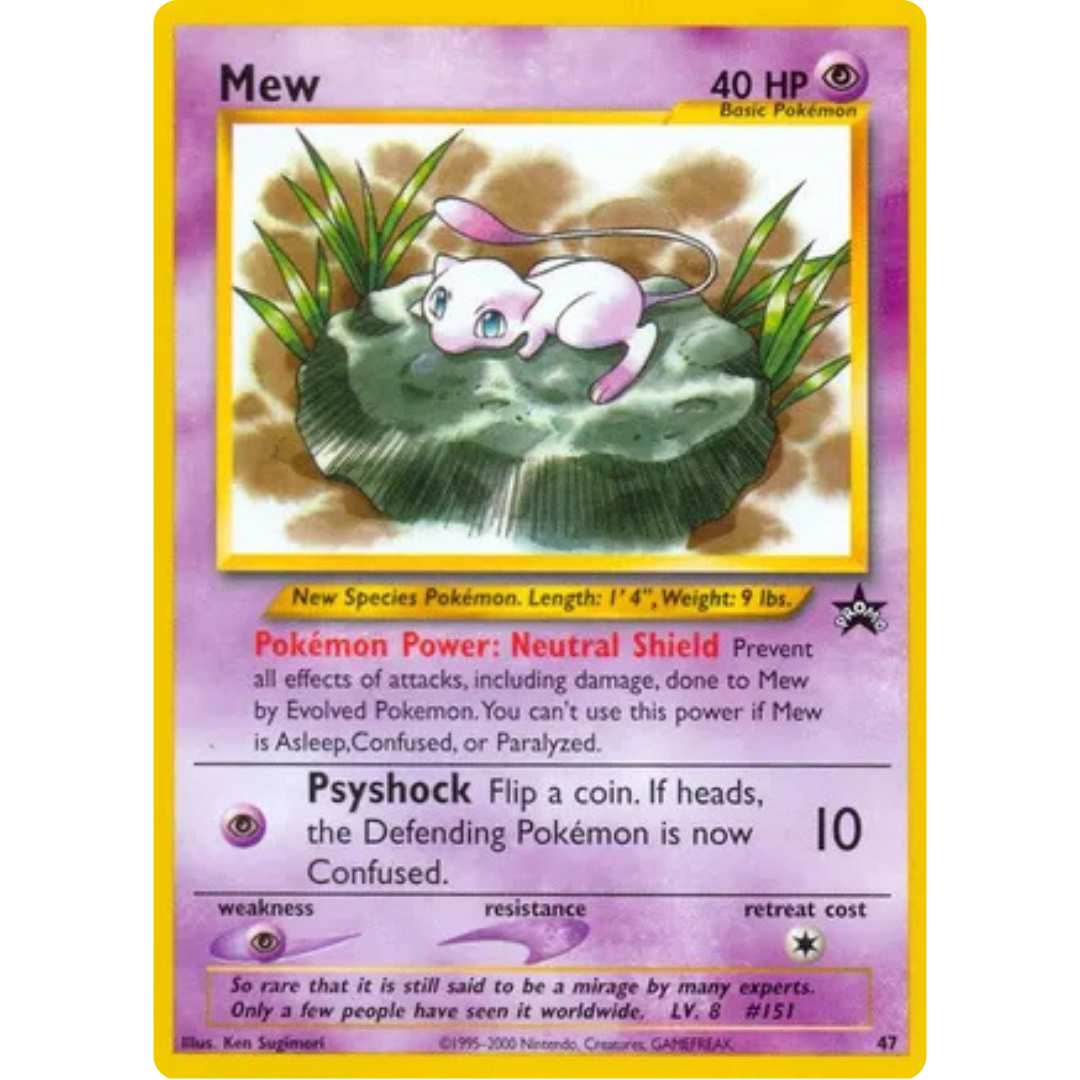 Mew (47) 047  WoTC Promo - Promo