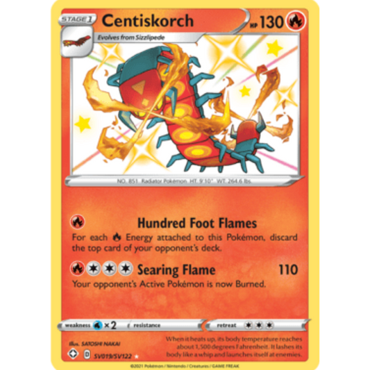 Centiskorch (SV019/SV122) [Sword & Shield: Shining Fates]