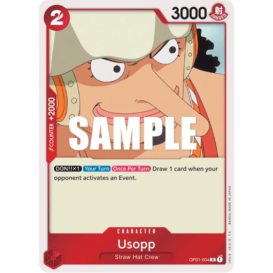 Usopp (OP01-004) - Romance Dawn Foil