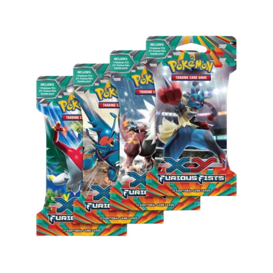 Furious Fists Sleeved Booster Pack Art Bundle [Set of 4]