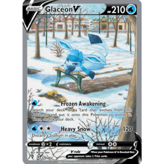 Glaceon V (175/203) [Sword & Shield: Evolving Skies]