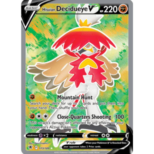 Hisuian Decidueye V (173/189) [Sword & Shield: Astral Radiance]