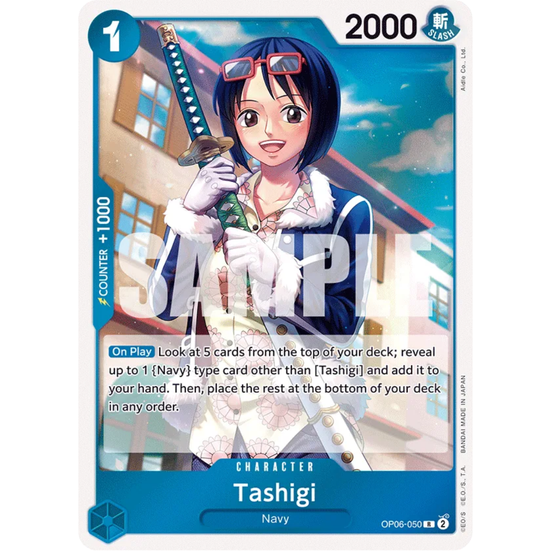 Tashigi (OP06-050) - Wings of the Captain Foil