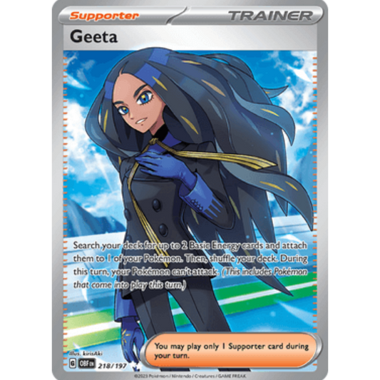 Geeta (218/197) [Scarlet & Violet: Obsidian Flames]