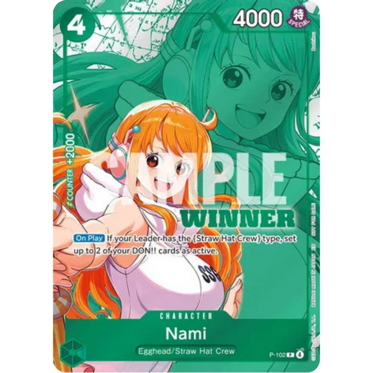 Nami (Winner Pack 2026 Vol. 2) (P-102) - One Piece Promotion Cards Foil