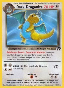 Dark Dragonite (22) 022  - Unlimited Team Rocket - Rare