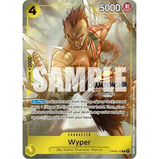 Wyper (CS 25-26 Celebration Pack) (OP08-110) - One Piece Promotion Cards Foil