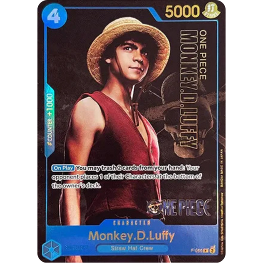 Monkey.D.Luffy (055) (Premium Card Collection -Live Action Edition-) (P-055) - One Piece Promotion Cards Foil