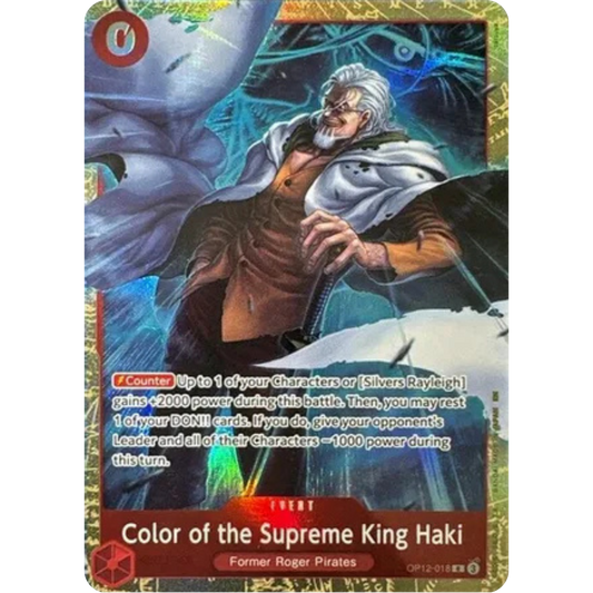 Color of the Supreme King Haki (Premium Card Collection -6 assort vol.1-) (OP12-018) - One Piece Promotion Cards Foil