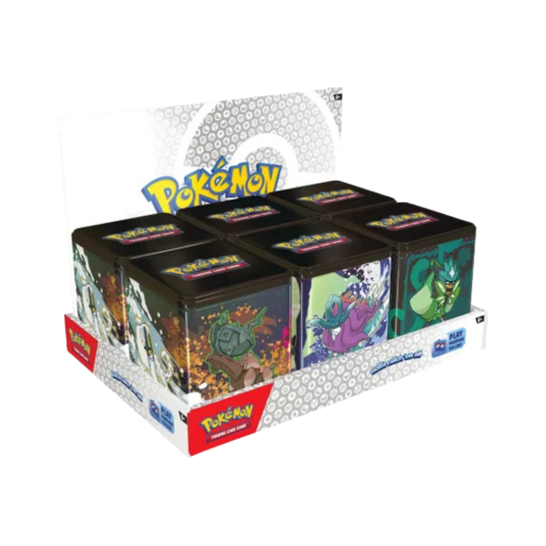 Pokemon Stacking Tins: Treasures of Ruin-Paradox Pokémon-Ogerpon Display
