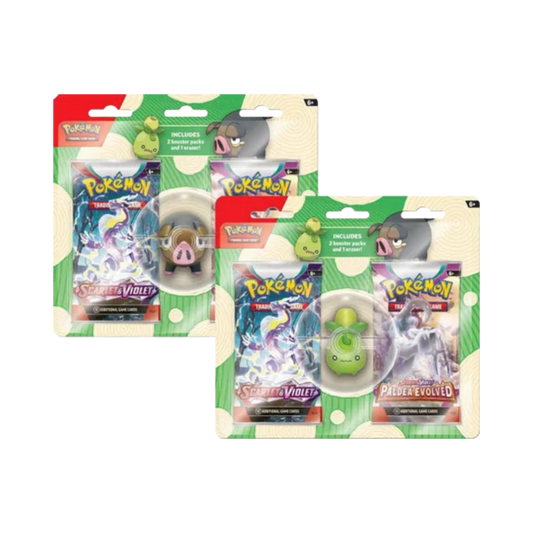 Pokemon TCG: Back to School Eraser Blister 2023 [Set of 2]