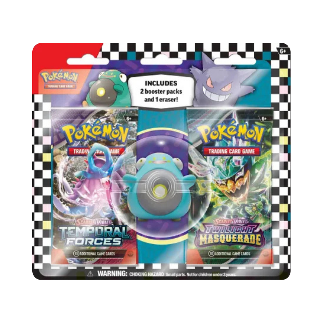 Pokemon TCG: Back to School Eraser Blister 2024 [Bellibolt]