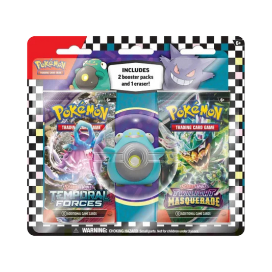 Pokemon TCG: Back to School Eraser Blister 2024 [Bellibolt]