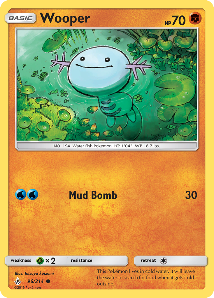 Wooper 096  SM  Unbroken Bonds - Common