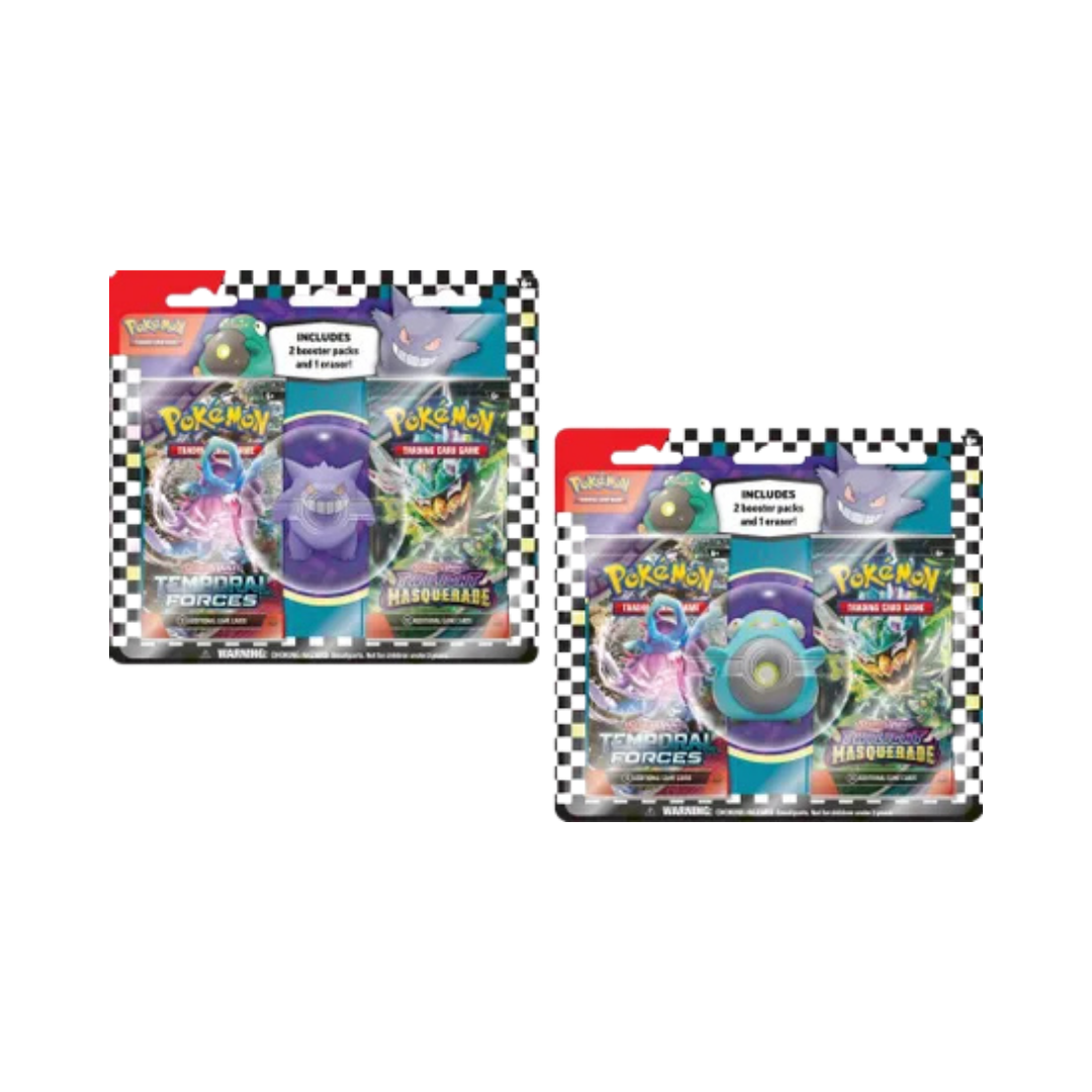 Pokemon TCG: Back to School Eraser Blister 2024 [Set of 2]