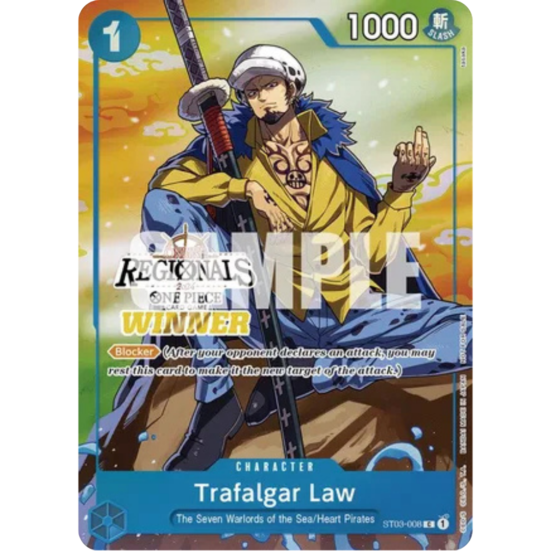 Trafalgar Law (Online Regional 2024 Vol. 2) [Winner] (ST03-008) - One Piece Promotion Cards Foil