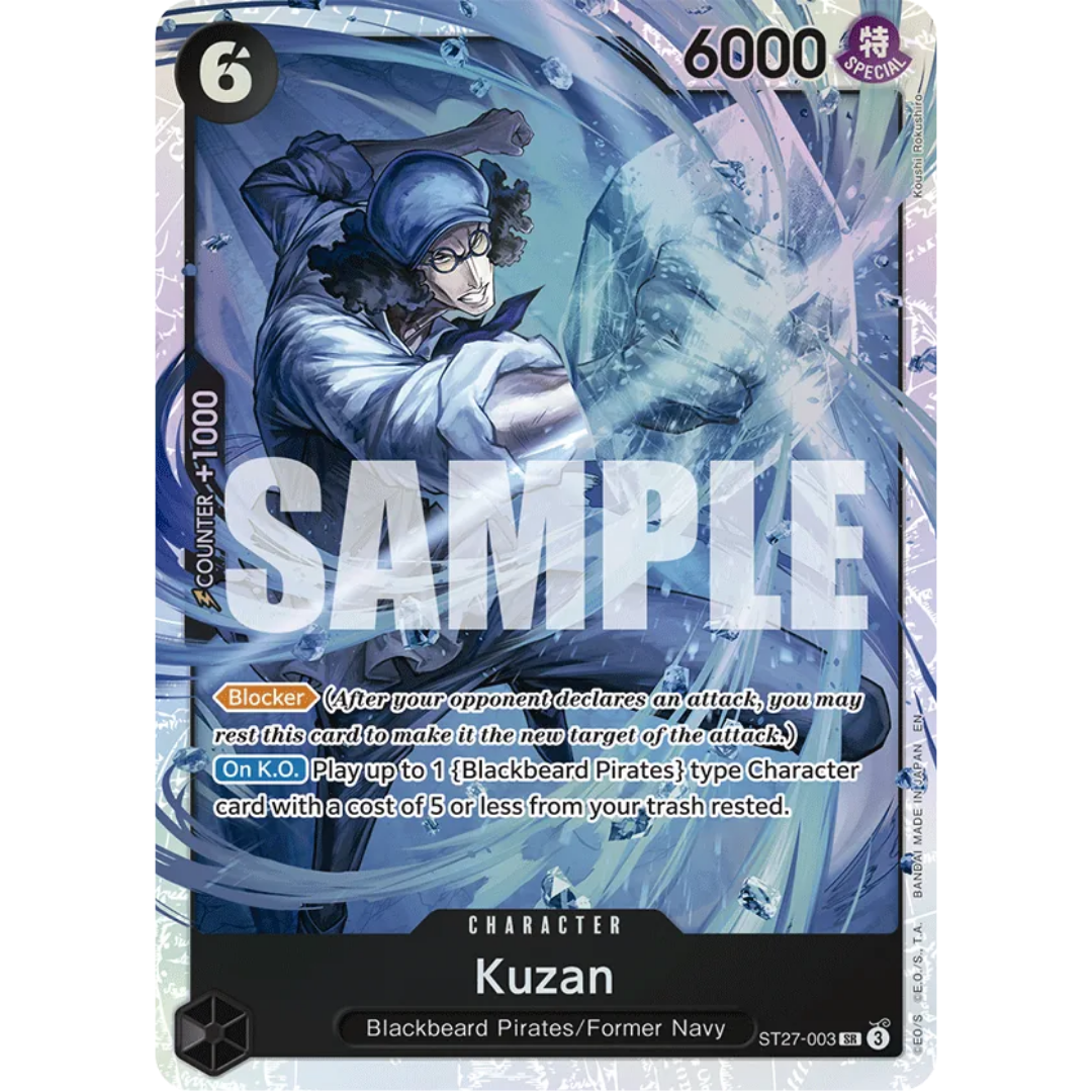 Kuzan (ST27-003) - Starter Deck 27: BLACK Marshall.D.Teach Foil
