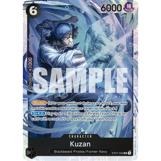 Kuzan (ST27-003) - Starter Deck 27: BLACK Marshall.D.Teach Foil