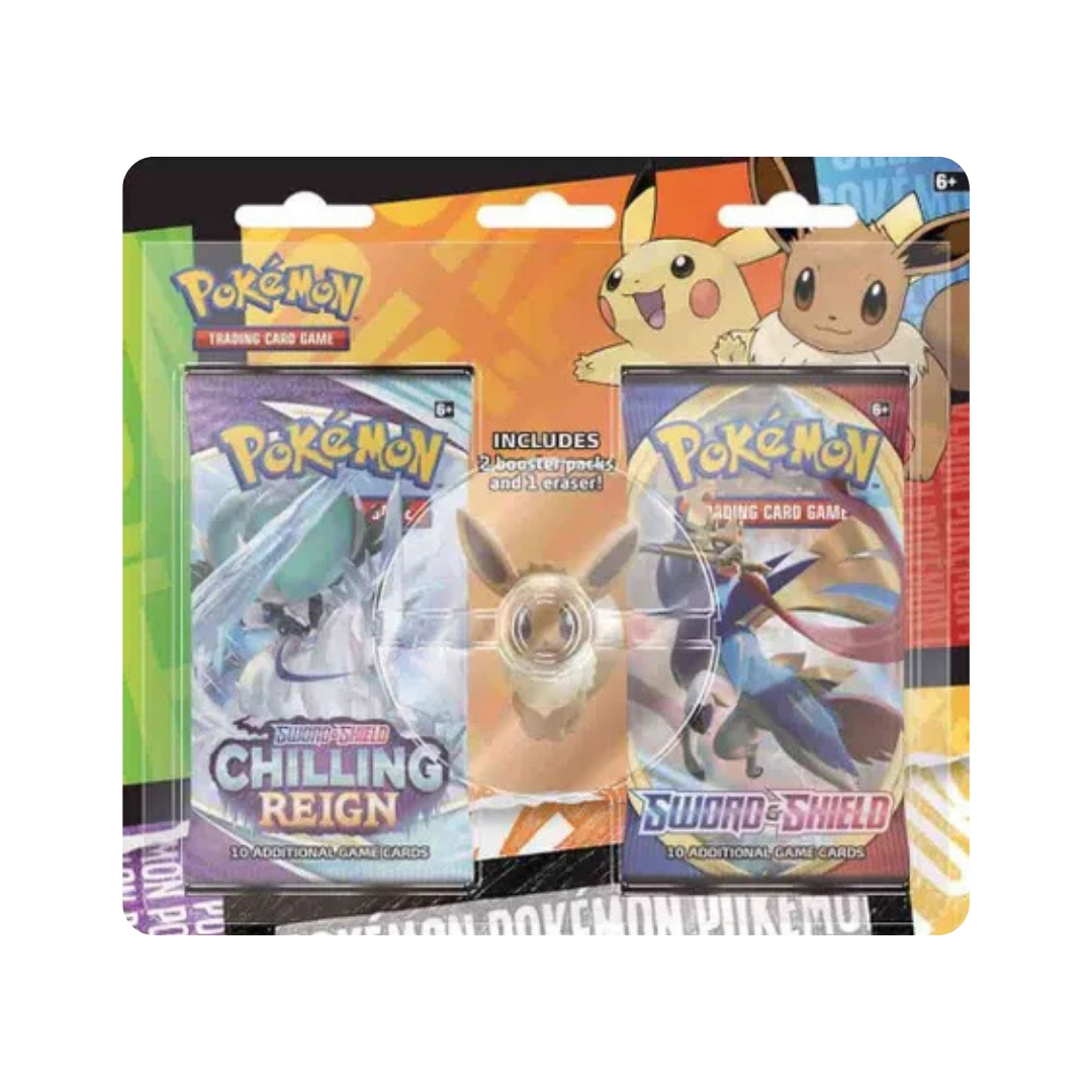 Pokemon TCG: Back to School Eraser Blister [Eevee]