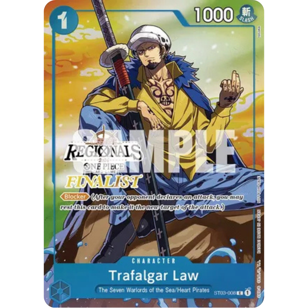 Trafalgar Law (Online Regional 2024 Vol. 2) [Finalist] (ST03-008) - One Piece Promotion Cards Foil