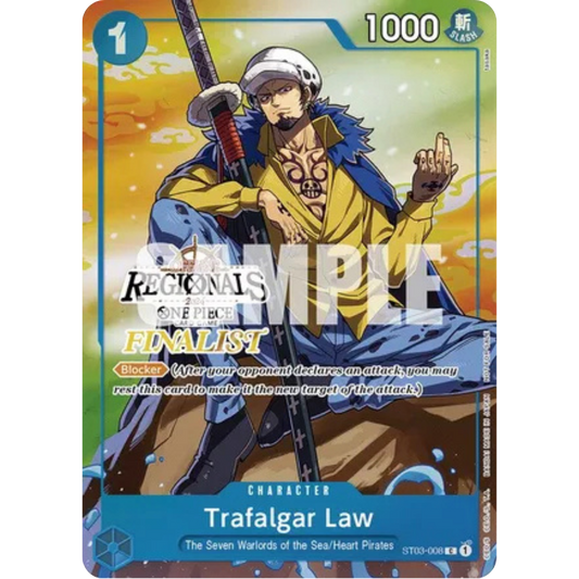 Trafalgar Law (Online Regional 2024 Vol. 2) [Finalist] (ST03-008) - One Piece Promotion Cards Foil
