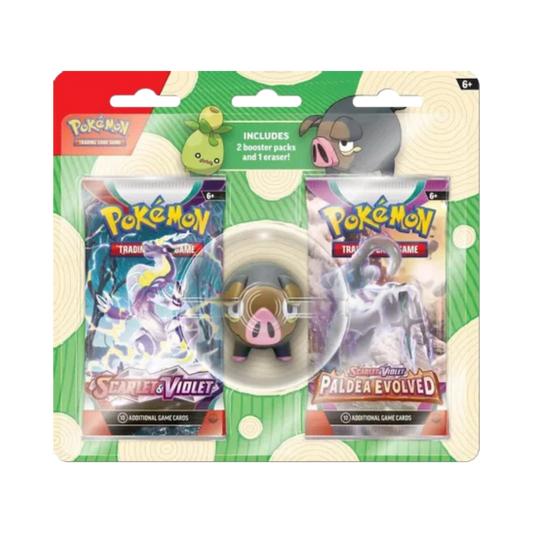 Pokemon TCG: Back to School Eraser Blister [Lechonk]