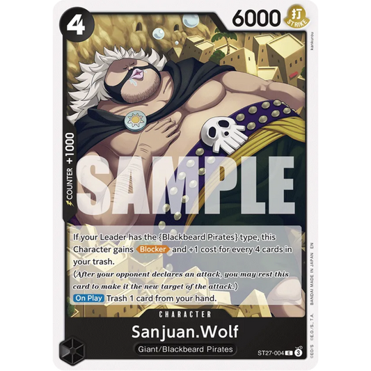 Sanjuan.Wolf (Reprint) (OP10-084) - Starter Deck 27: BLACK Marshall.D.Teach