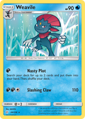 Weavile  SM  Cosmic Eclipse - Rare