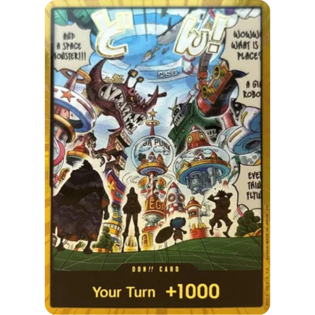 DON!! Card (Egghead) (Gold) - The Azure Sea's Seven Foil