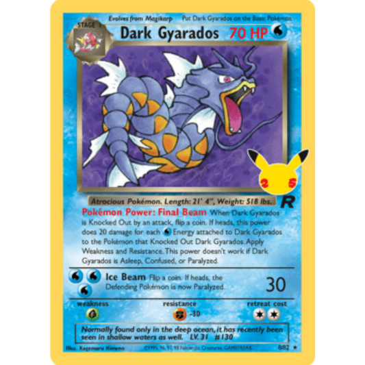 Dark Gyarados 008/82  - Holofoil Celebrations Classic Collection - Classic Collection