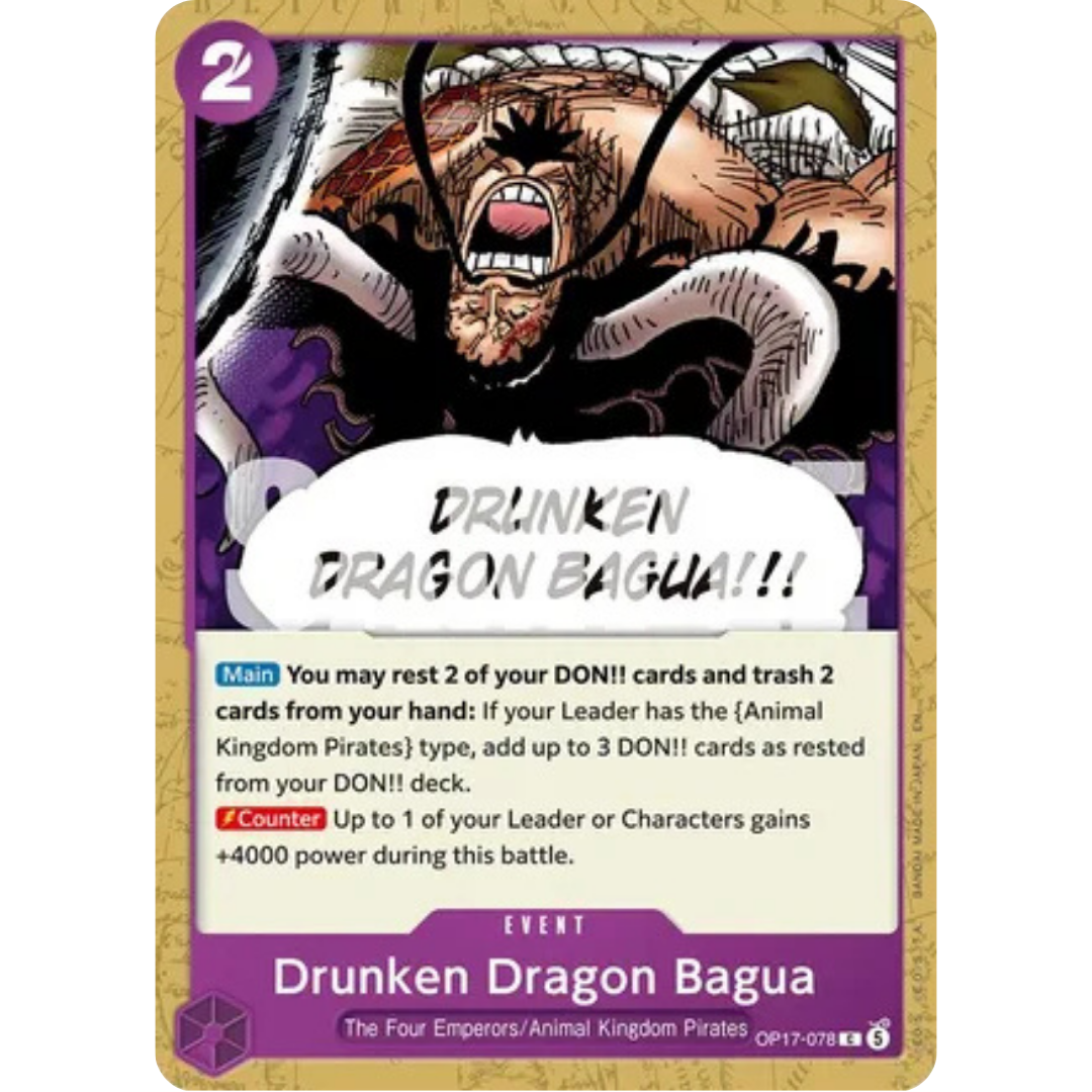 Drunken Dragon Bagua (OP17-078) - The World's Strongest Warriors