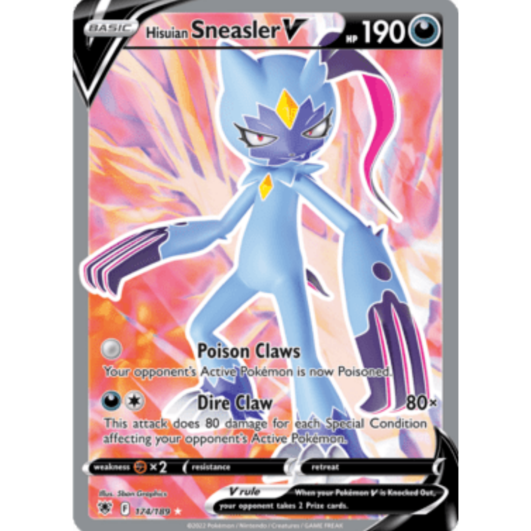 Hisuian Sneasler V (Full Art) 174  - Holofoil SWSH10 Astral Radiance - Ultra Rare