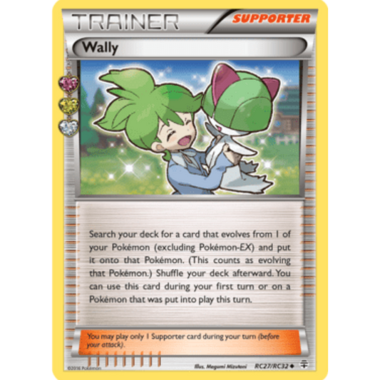 Wally RC27/RC32  - Holofoil Generations Radiant Collection - Uncommon