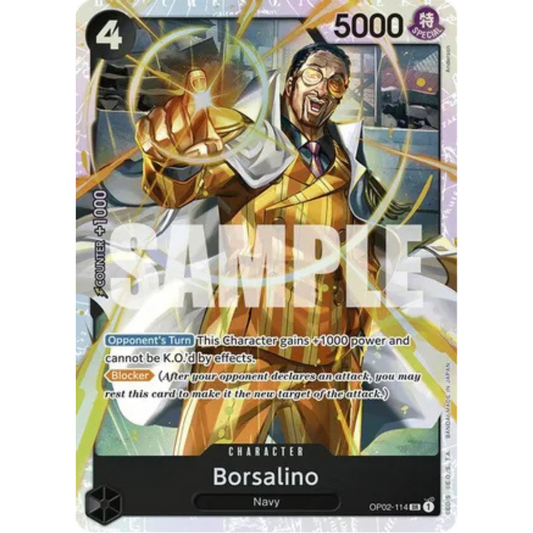 Borsalino (Reprint) (OP02-114) - Premium Booster -The Best- Foil