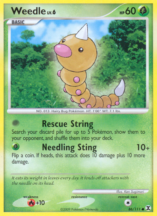 Weedle  Rising Rivals - Common