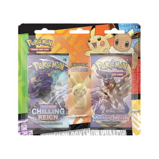 Pokemon TCG: Back to School Eraser Blister [Pikachu]