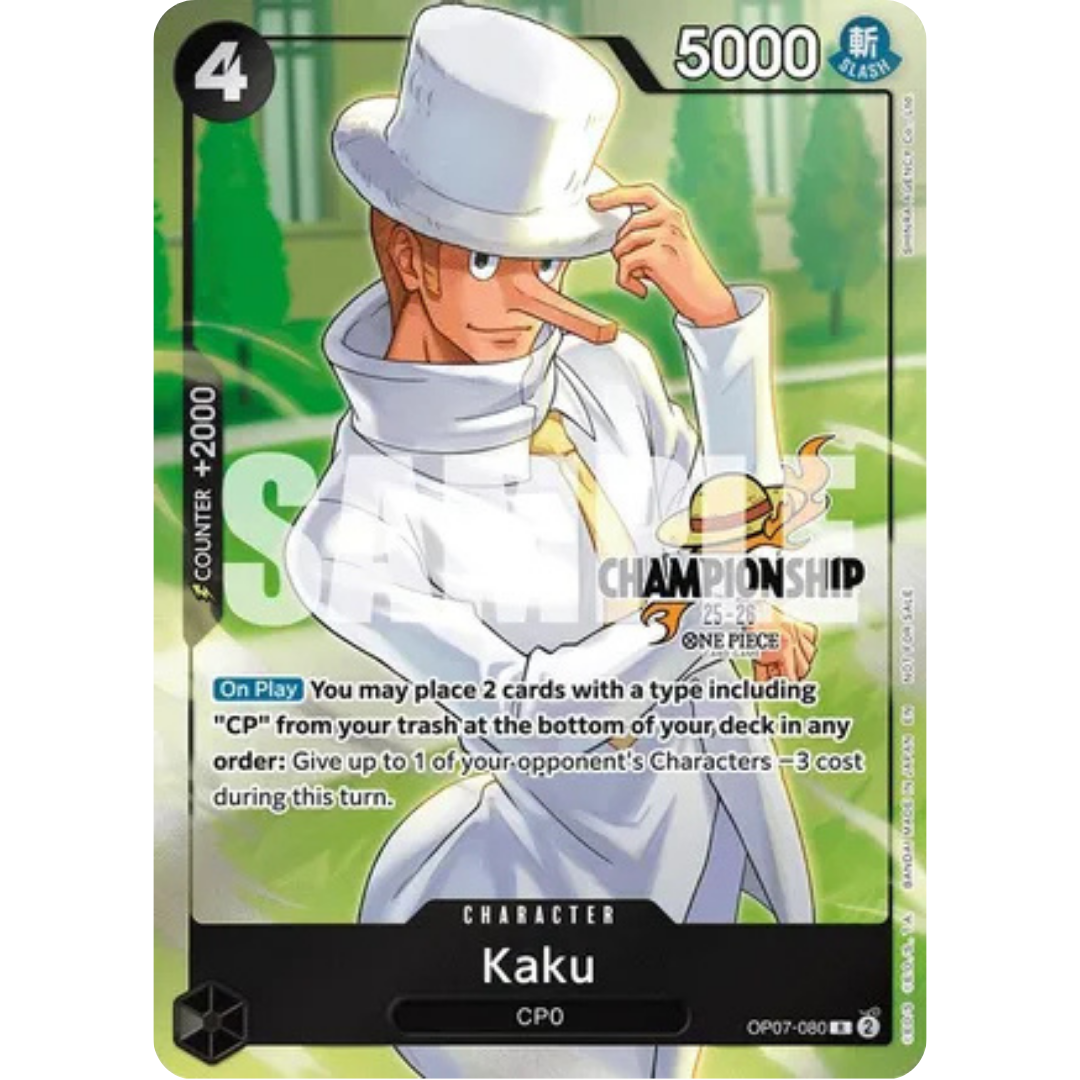 Kaku (CS 25-26 Celebration Pack) (OP07-080) - One Piece Promotion Cards Foil