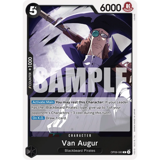 Van Augur (Reprint) (OP09-083) - Starter Deck 27: BLACK Marshall.D.Teach