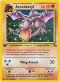 Aerodactyl (1) 001  - Unlimited Holofoil Fossil - Holo Rare