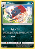 Weavile/147  SM  Burning Shadows - Rare