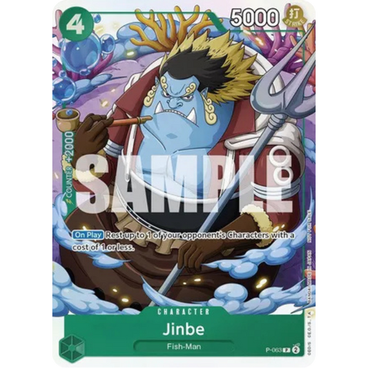 Jinbe (Event Pack Vol. 4) (P-063) - One Piece Promotion Cards Foil