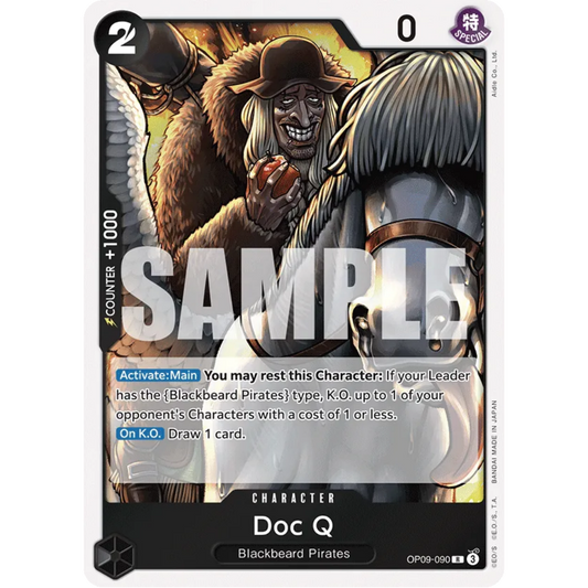 Doc Q (Reprint) (OP09-090) - Starter Deck 27: BLACK Marshall.D.Teach