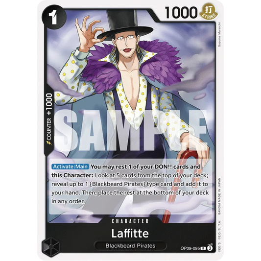 Laffitte (Reprint) (OP09-095) - Starter Deck 27: BLACK Marshall.D.Teach