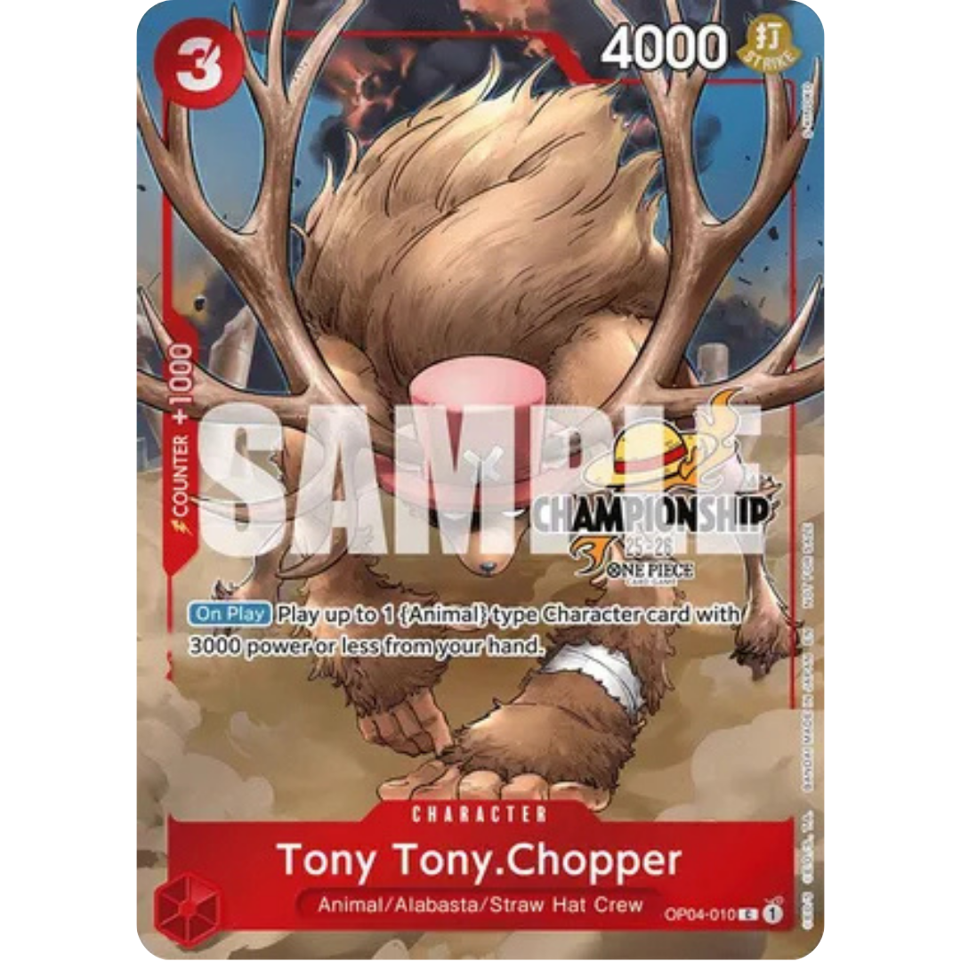 Tony Tony.Chopper (CS 25-26 Celebration Pack) (OP04-010) - One Piece Promotion Cards Foil