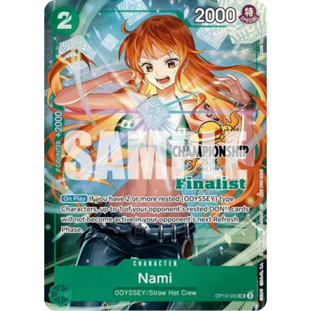 Nami (CS 25-26 Finalist Card Set 1) (OP10-033) - One Piece Promotion Cards Foil