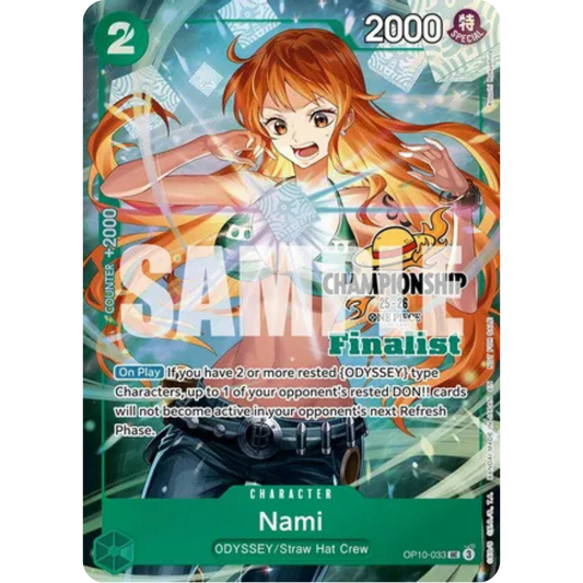 Nami (CS 25-26 Finalist Card Set 1) (OP10-033) - One Piece Promotion Cards Foil
