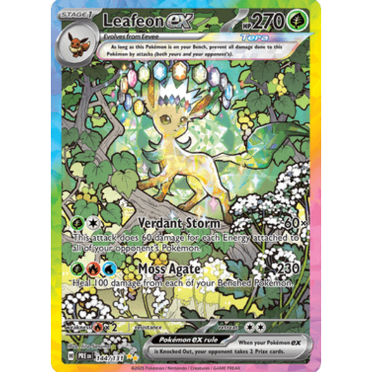 Leafeon ex 144/131  - Holofoil SV Prismatic Evolutions - Special Illustration Rare