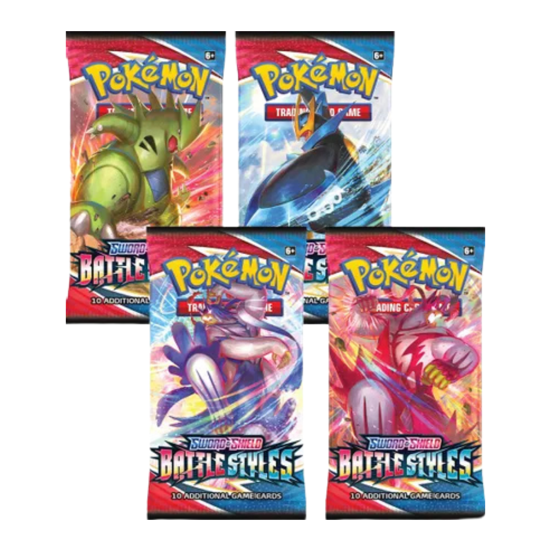 Battle Styles Booster Pack Art Bundle [Set of 4]