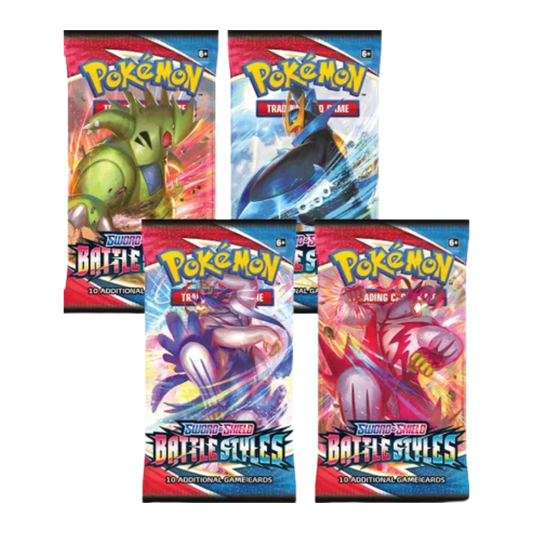 Battle Styles Booster Pack Art Bundle [Set of 4]
